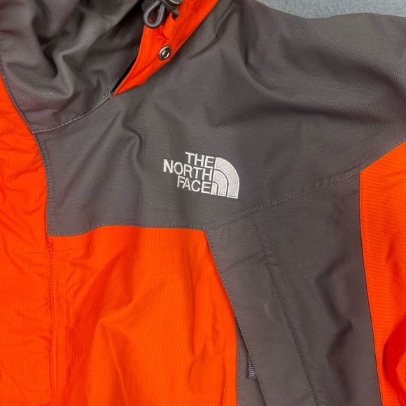 The North Face XL Orange and Gray Gore-Tex Waterproof Rain Jacket - Picture 2 of 6